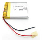 Bateria Gps Xoss G   Ekp503035p Com 2 Fios 500mah 1 85wh  