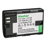 Bateria Kastar Lp-e6 2950mah Câmera Digital Máquina Canon