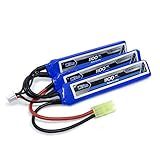 Bateria Lipo   11 1V 3S 3 Pack    1100mAh   20C 40C AIRSOFT LEÃO