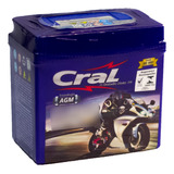 Bateria Moto Cral 6ah