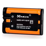 Bateria Mox Para Telefone Sem Fio Panasonic P107 3,6v 650mah