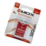 Bateria Mox Recarregavel 9v