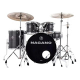 Bateria Nagano Garage Fusion 20 Ferragens Banco Completa Cor Vintage Stripe