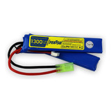 Bateria Para Airsoft 7.4v 1300mah 15c Feasso Ffb-021 Lipo