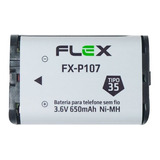 Bateria Para Telefone Sem Fio Panasonic Hhr-p107 3,6v 650mah