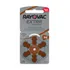 Bateria Pilha Auditiva Rayovac Tamanho 312 Com 6 Unidades