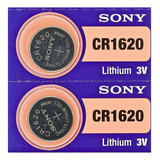 Bateria Sony Cr1620 3v Lithium   Cartela Com 2 Unidades