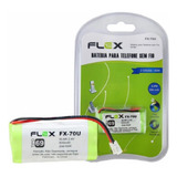 Bateria Telefone Sem Fio Flex Tipo 69 600mah 2 4v Fx 70u Nf