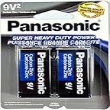 Baterias Panasonic De 9 V, Super Resistentes, De Zinco, Carbono
