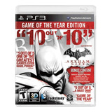 Batman Arkham City Goty Edition Ps3 Mídia Física Seminovo