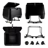 Baú Bauleto Caixa 80 Litros Motoboy + Suporte Varias Motos