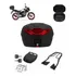 Baú Bauleto Moto 35 Litros + Suporte Bagageiro Em Aço