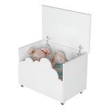 Baú Infantil Organizador De Brinquedos Alegria luminária Led
