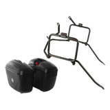 Baú Lateral Givi E21   Suporte Givi Pl2141 Lander 250