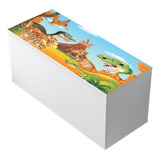 Bau Organizador Brinquedos Pratico
