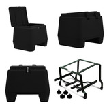 Baú Para Moto Bauleto 80 Litros + Suporte Grade Bagageiro