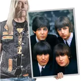 Beatles Poster Quadro Placa
