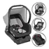 Bebê Conforto Com Base, Cadeirinha Cadeira De Carro Solare 