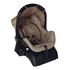 Bebê Conforto Grid Preto Cappuccino Com Base - Galzerano Cor Bege Liso