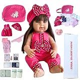 Bebê Menina Reborn Pode Dar Banho Bolsa Linda Com Kit Itens