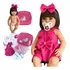 Bebê Reborn Boneca Menina Realista Pode Dar Banho E Itens