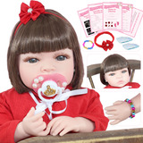 Bebe Reborn Boneca Real Com Enxoval Muito Linda Barata
