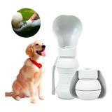Bebedouro Pet Cachorro Portátil Dobrável Silicone 500 Ml