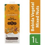 Bebida À Base De Castanha Super Mixed Nuts A Tal Da Castanha Caixa 1 Litro