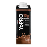 Bebida Fit Yopro Chocolate 15g De Proteínas 250ml Danone