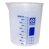 Becker Em Polipropileno 2000 Ml Graduado 100 100ml   Nalgon