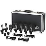 Behringer Bc1200 Conjunto Profissional De Microfones De Bateria De 7 Peças Para Aplicações Em Estúdio E Ao Vivo, Preto