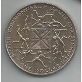 Bela Moeda Da Nova Zelândia. 1974. 1 Dolar. Prata.