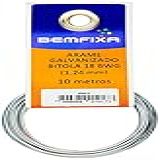 BemFixa ARAME GALVANIZ 18 1  24MM  ROLO  CINZA