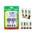 Benvine Oficial Kit 8 Pilhas Recarregáveis Aa/aaa + Carregador Bivolt Rápido 127/220v