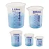 Bequer Copo Medidor 50   100   250   600   1000 Ml Plástico 