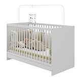 Berço 3 Em 1 Com Colchão Incluso Multimóveis Mp0527gc Branco