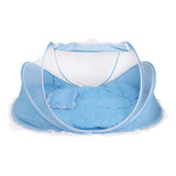 Berço Bebê Portátil Tenda Mosquiteiro Cama 3 Peças Lorben