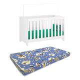 Berço C colchão Ditália Multifuncional 3x1 Bbi 51 Br Cozy