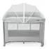 Berço Portátil Infantil Cercado 0 15kg Lazy Maxibaby   Cinza