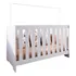 Berço Que Vira Cama E Sofá 3 Em 1 Colchão Branco 74 X 133 Cm