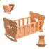 Berço Ursinhos Carinhosos De Boneca Bebê Reborn Ninar Cor Mdf Cru