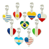 Berloque Charms Bandeira Pais