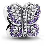 Berloque Charms Borboleta Lilas