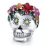 Berloque Charms Caveira Mexicana Prata Legitima 925