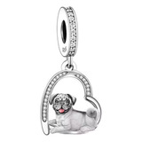 Berloque Pendente Cachorro Pug