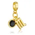 Berloques Signos Com Cristal Strass Banhado A Ouro 18k