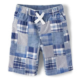 Bermuda Azul Xadrez Gymboree