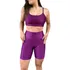 Bermuda Biker Cós Anatômico Com Bolso Poliamida Corrida Fit