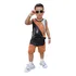 Bermuda + Blusa Infantil Masculino Menino
