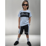Bermuda Blusa Infantil Masculino